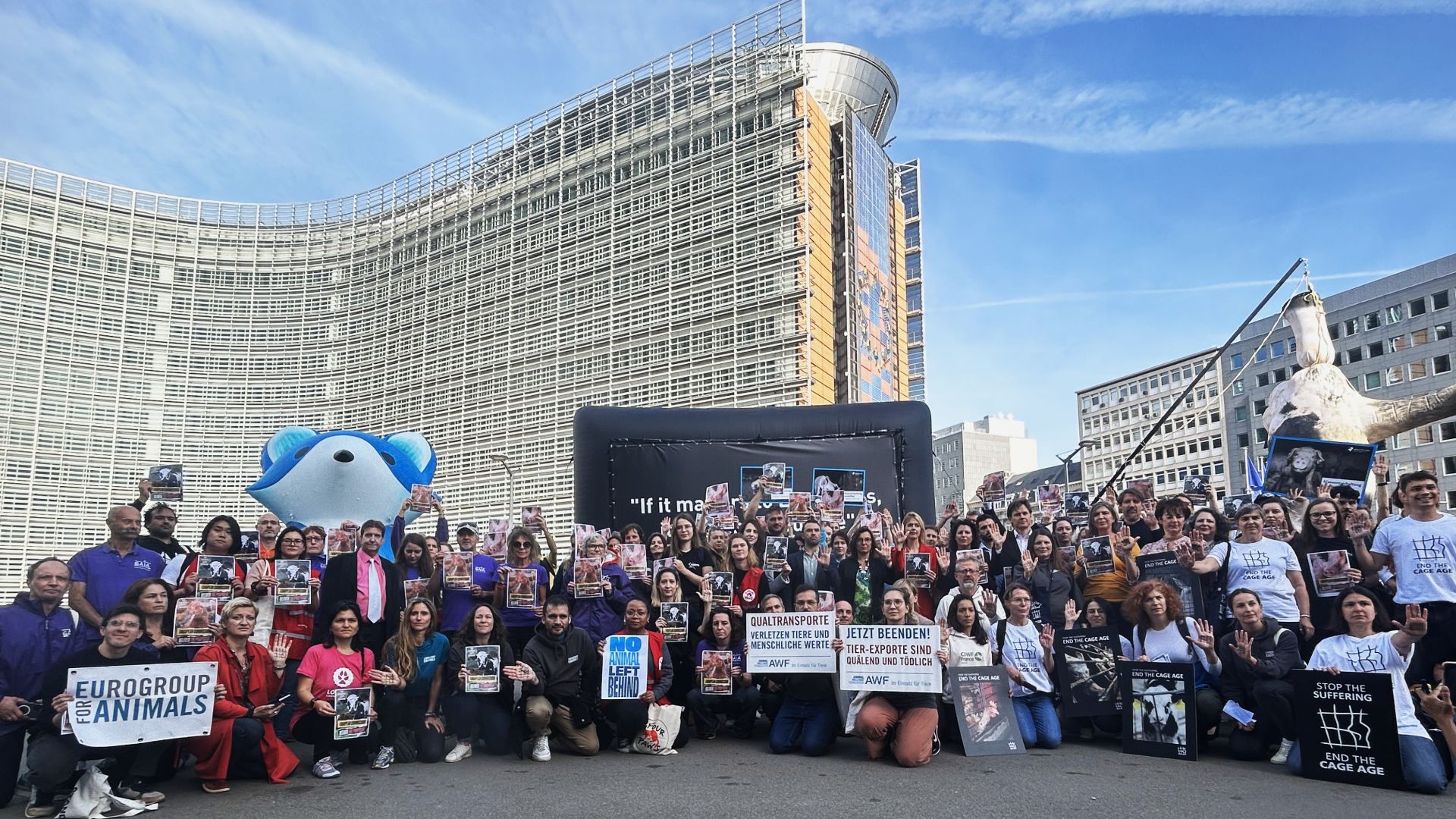 Demonstration i Bruxelles