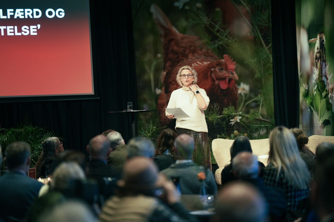 Britta Riis på scenen