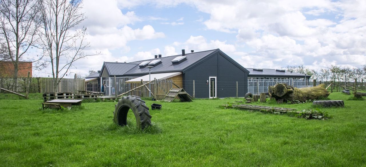 Fyns internat i Ejby set udefra